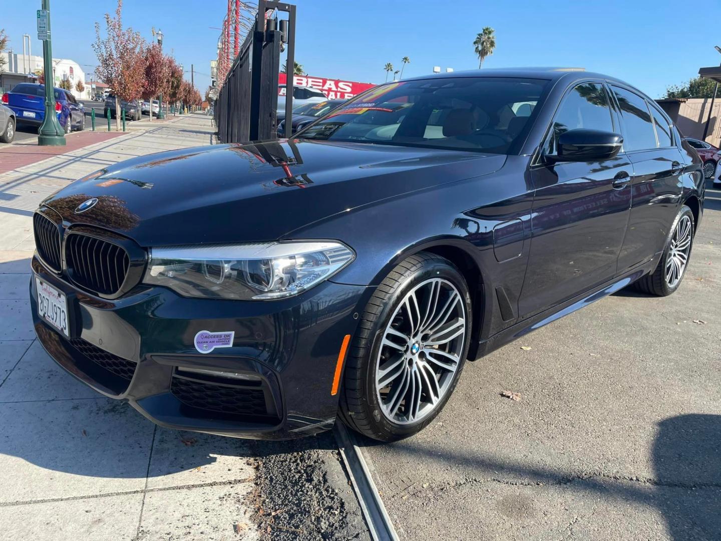 2019 Blue BMW 5-Series (WBAJA9C53KB) , located at 744 E Miner Ave, Stockton, CA, 95202, (209) 944-5770, 37.956863, -121.282082 - PLUS TAXES AND FEES - Photo#2